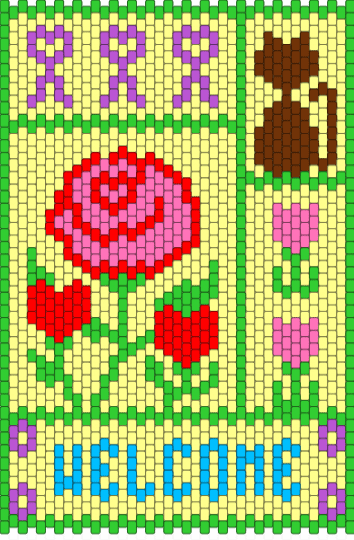 Welcome Banner - green,yellow,banner