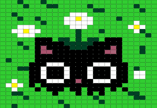 Cat Hiding In Grass - cat, green