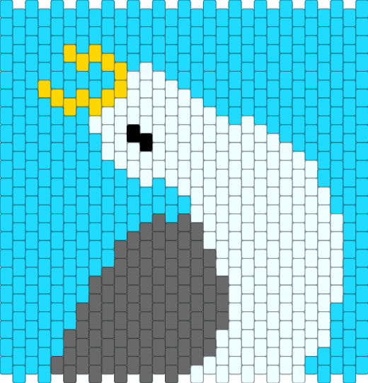 Seagull Meme Left Side - light blue