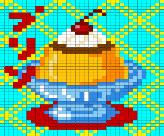 Dessert Banner - light blue, yellow