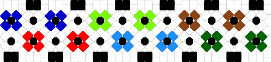Eyeball Cuff 2 - white,red,green