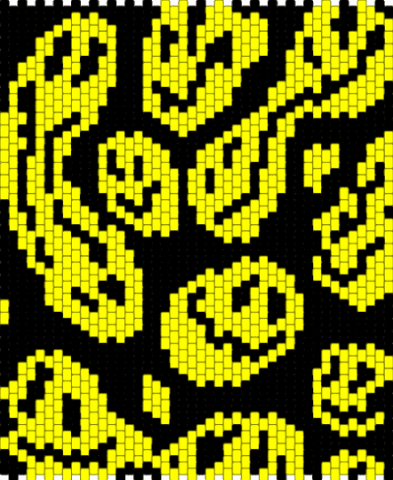 Smiley Face Aesthetic Panel - black,yellow,smiley,aesthetic,smile