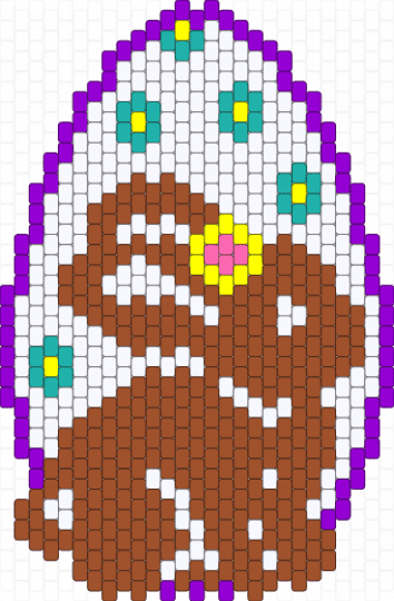 Bunny Easter Egg - red