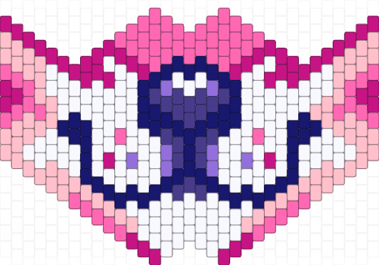 Pink Fursona mask #2 - pink,white,purple,blue,furry,fursona,canine,mask