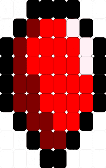 Mini balloon - red,brown,balloon,black