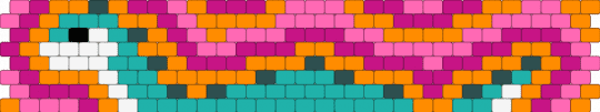 Trippy Dinosaur - pink,orange,dinosaur,trippy,dino,lizard,creature,teal