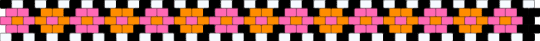 Flower rotator - pink,orange,black,flower