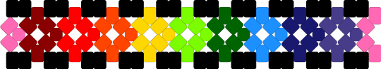 Rainbow Overlap Diamond - rainbow,gradient,diamond,red,green,purple