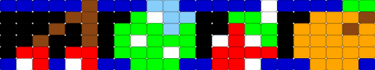 More fruits (Pac-man) - fruit,pacman,video game,neon,retro,red,green,purple,orange