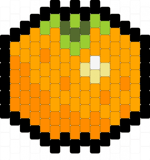 Orange charm - animal crossing,charm,gaming,video game,food,orange,fruit,yellow,green