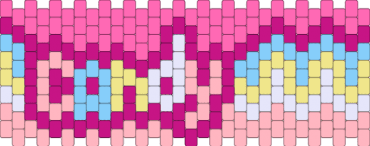 Candy cuff - pink,candy,red,yellow,blue,white,pinkiepie,pinkie