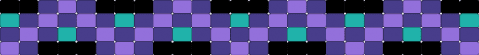 Purple strip - purple,black,teal