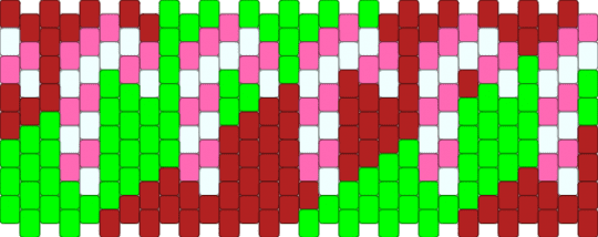 Candy Cane Cuff Xp - red,green,christmas,food,stripes,candycane,white,pink