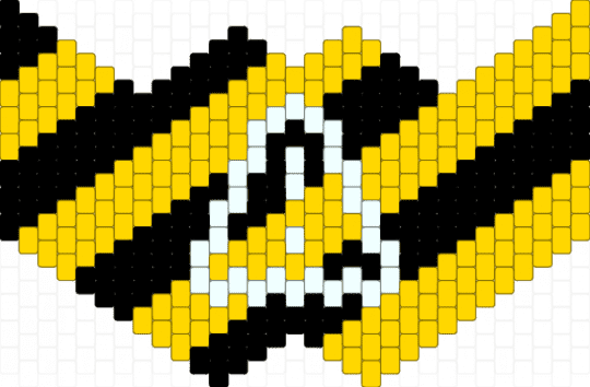 Caution Tape Mask - yellow,cautiontape,caution,black,stripes,hazard,mask,gasmask