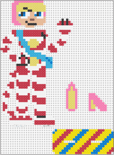 Popee Standee!!! - blue, figure, popeetheclown, popeetheperformer, primarycolors, red, stand, standee, yellow