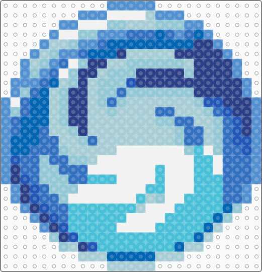 spore icon!! - light blue,blue,spore,alien,game,early 2000s,frutiger aero,icon