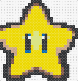 Pixel Star - star,super mario,nintendo,vibrant,nostalgic,classic,gaming,yellow