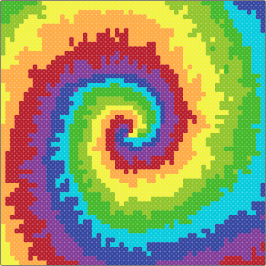 Tie dye - green,yellow,orange,red