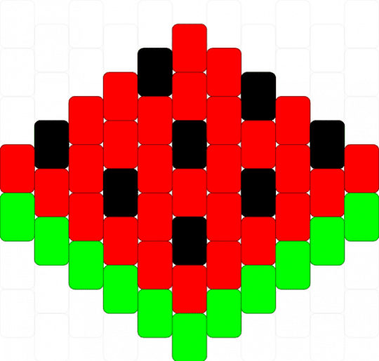 sandía - red,green