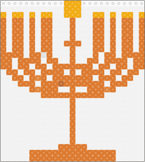 Hanukkah - white,orange,cotdhanukkah2025