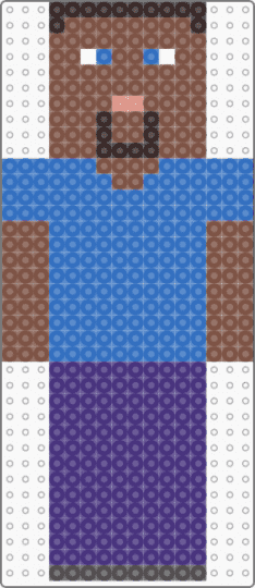 STEVE - tan,blue,purple