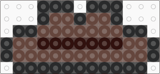 Perry’s hat - black,brown