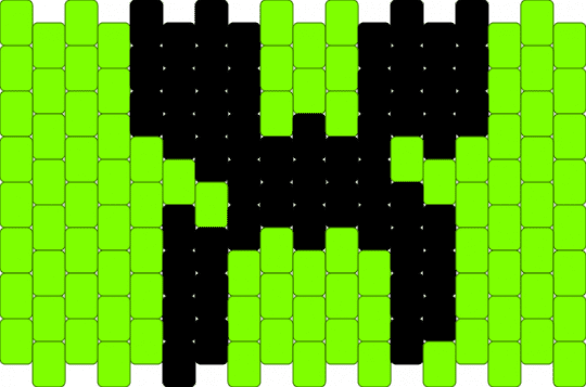 Creeper (a pony bead instead!) - 