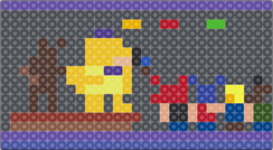 was that the bite of 87 - gray,purple,yellow