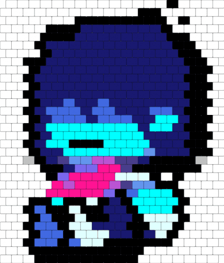 Little dark world Kris - white,purple,light blue