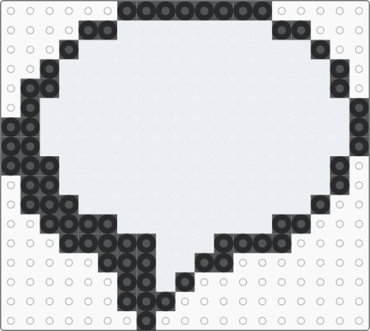 blank speech bubble - black,white