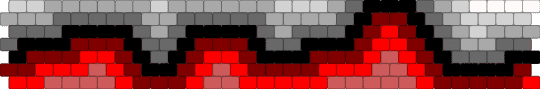Red gradient cuff - red,brown