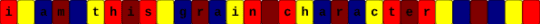 I am this grain character single 2/2 - red,yellow,purple,grian,mcyt