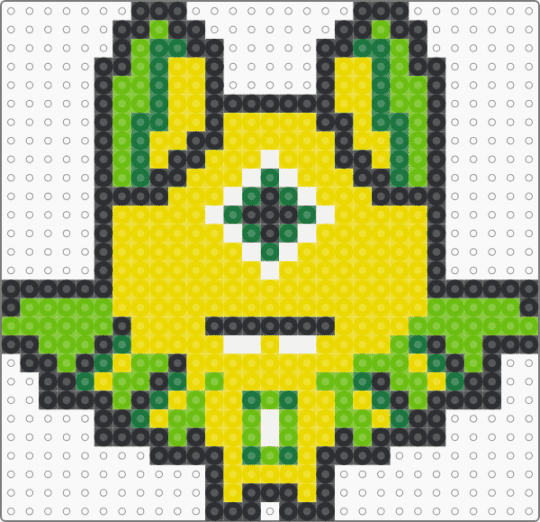 cyclops bat - bat, bats, cyclops, green, subtronics, yellow