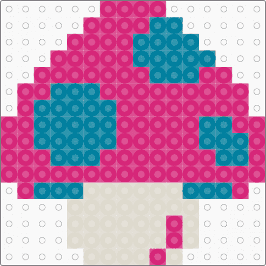 mushroom - pink,mini,easy,mushroom,mushy