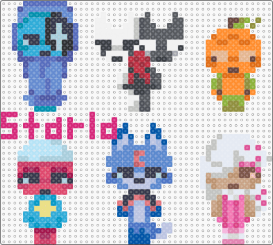 (DO NOT REPOST) Toons!! // Dandy’s World - blue,gray,beige,red,colorful,gourdy,dandys world,roblox,eclipse,gigi,astro,ginger,razzle and dazzle