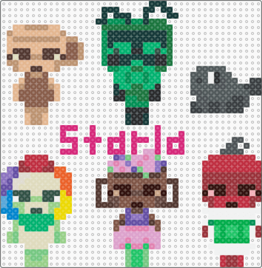 (DO NOT REPOST) Mains!! // Dandy’s World - green,beige,brown,red,colorful,dandys world,main,dandy,bobette,shelly,pebble,bassie,vee