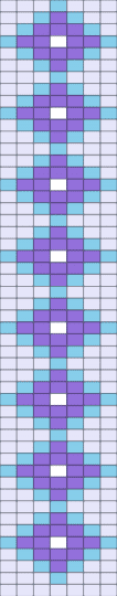 Faust snake pattern(The Arcana) - purple,light blue,the arcana,snake,seed bead
