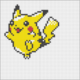 Pikachu Gen 2 - pikachu,pokemon,electric-type,gaming,anime,character,vibrant,playful,yellow