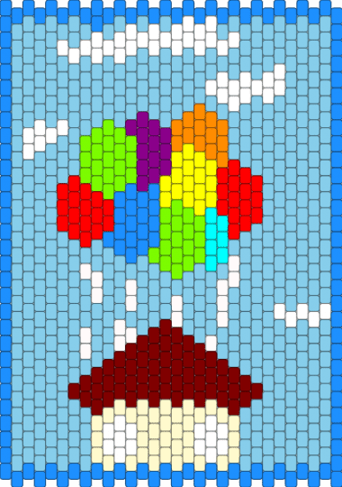 Up panel! - light blue