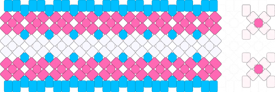 Trans Rotating Cuff /w Bumpers - light blue,pink,trans,pride,cuff,rotating