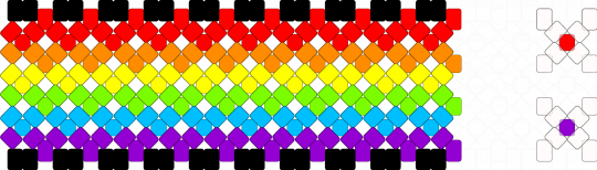Rainbow Rotating Cuff /w Bumpers - orange,green,purple,colorful,rainbow,pride,cuff,rotating