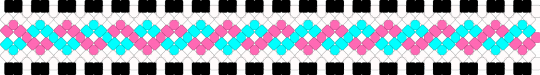 DNA XBase Cuff Cotton Candy - pink,light blue,science,cuff,xbase,dna