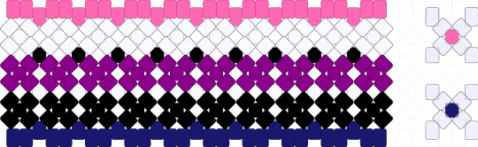 Genderfluid Rotating Cuff /w Bumpers - purple,pink,genderfluid,pride,cuff,rotating