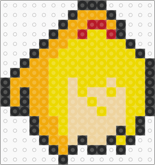 SSBU Zero Suit Samus (stock icon) - orange,yellow