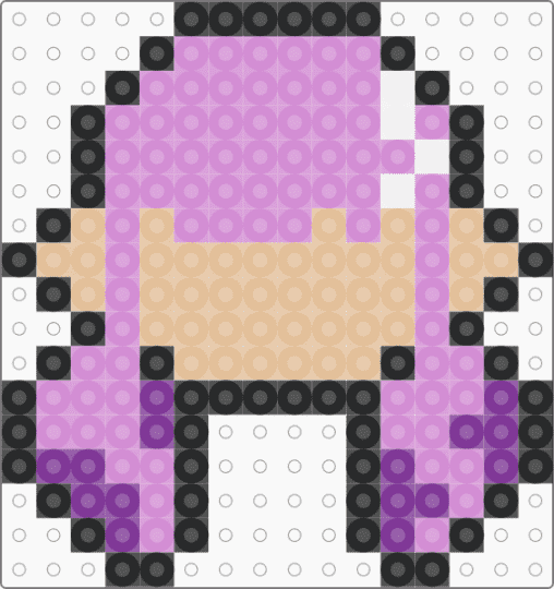 SSBU Inkling  (stock icon) purple - pink,beige