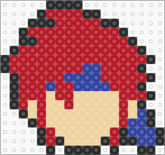 SSBU Roy(stock icon) - roy,super smash bros,head,silhouette,icon,video game,nintendo,fighter,gaming,red