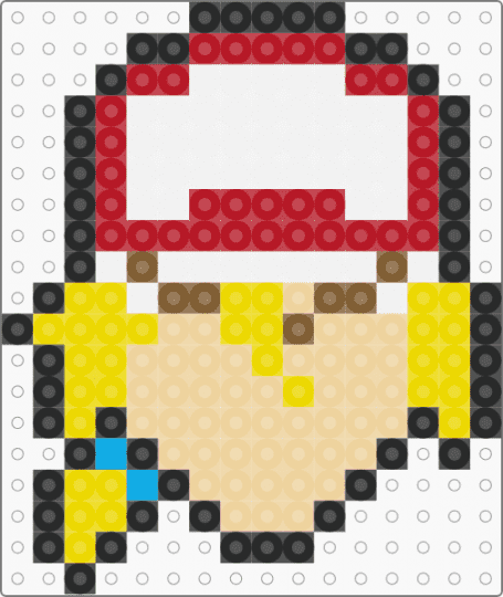 SSBU Terry (stock icon) - red,yellow,beige