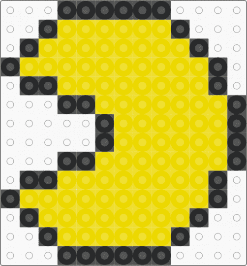 SSBU Pac-man (stock icon) - yellow,black