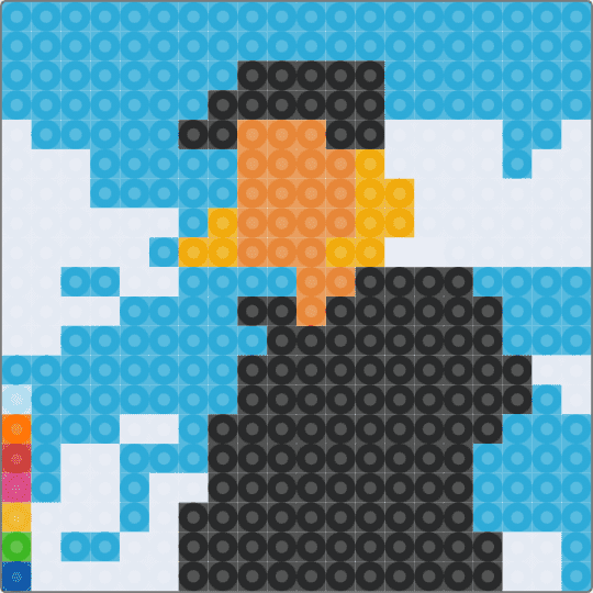 Yawners - Duplo (album cover) - light blue, orange