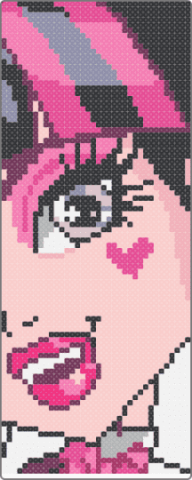 Draculaura vertical - pink,beige